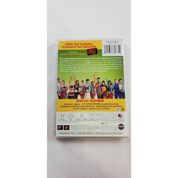GLEE: Season 2 Volume 1 DVD 2010 3-Disc Set with Slipcover - Picture 4 of 13